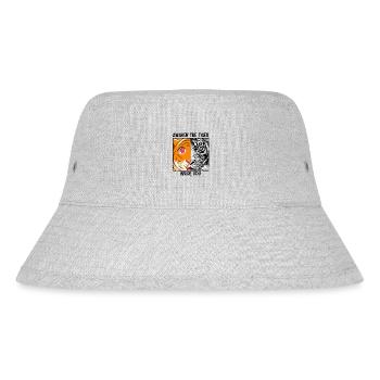 Awaken The Tiger Inside You Raubkatze Sibirischer - Stanley/Stella recycelter Bucket Hat - Grau meliert - Vorne