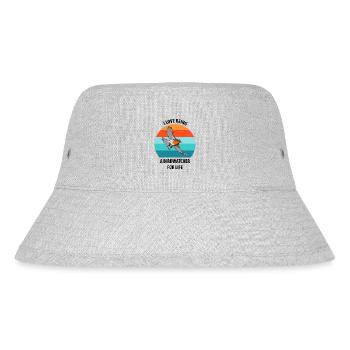 Bird Watching Bird Watching Birding Bird - Stanley/Stella Recycled Bucket Hat - heather grey - Front