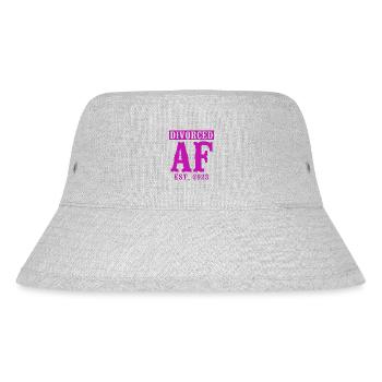 Happy Divorce Party Divorced Af - Stanley/Stella Recycled Bucket Hat - heather grey - Front