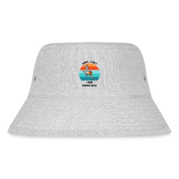 Bird Watching Bird Watching Birding Bird - Stanley/Stella Recycled Bucket Hat - heather grey - Front