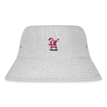 Dabbing Santa Claus Dab Weihnachtsmann Nikolaus - Stanley/Stella recycelter Bucket Hat - Grau meliert - Vorne