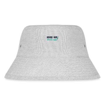 Baking Hair Don't Care Bakery Pastry Chef - Stanley/Stella Recycled Bucket Hat - heather grey - Front