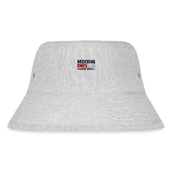 Mixing Drinks Please Wait Barmann Bartender - Stanley/Stella recycelter Bucket Hat - Grau meliert - Vorne