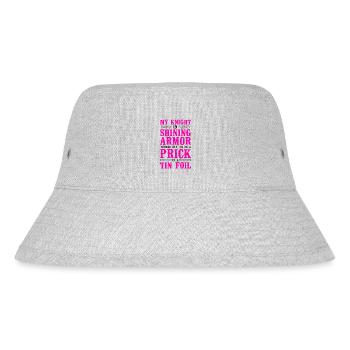Happy Divorce Party My Knight In - Stanley/Stella recycelter Bucket Hat - Grau meliert - Vorne