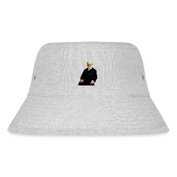 morot liebt nicolas porträt von v h - Stanley/Stella recycelter Bucket Hat - Grau meliert - Vorne