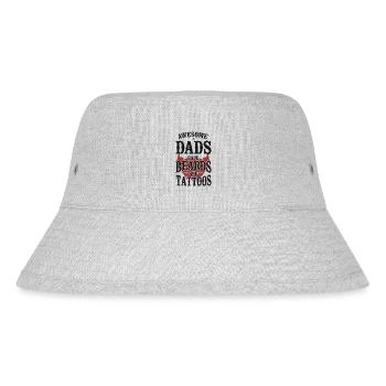 Beard Lover Bearded Man Dad - Stanley/Stella Recycled Bucket Hat - heather grey - Front