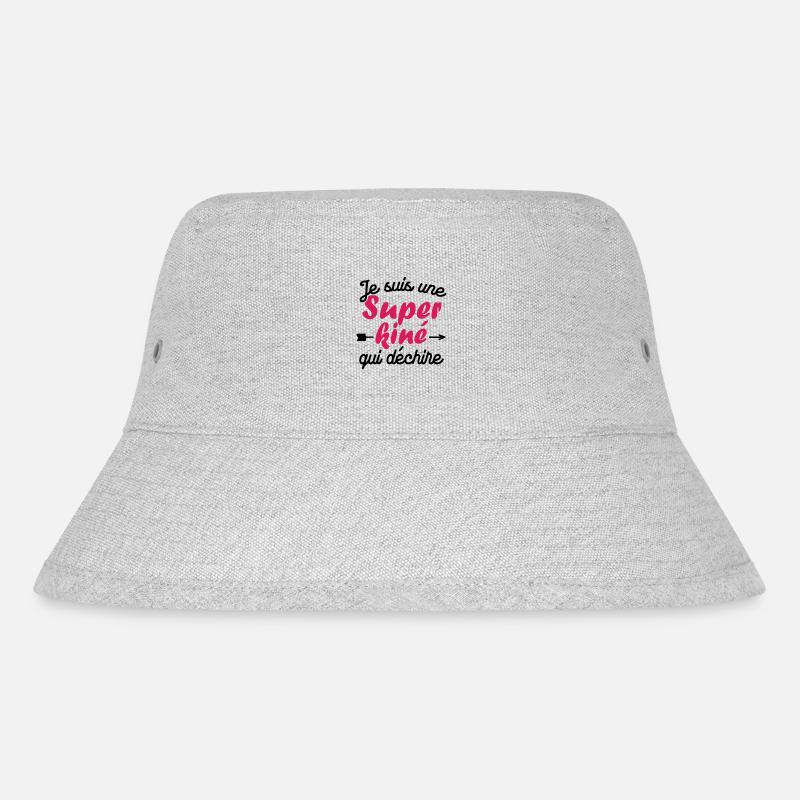 Je suis une Super kiné qui déchire - Bob recyclé Stanley/Stella - gris chiné