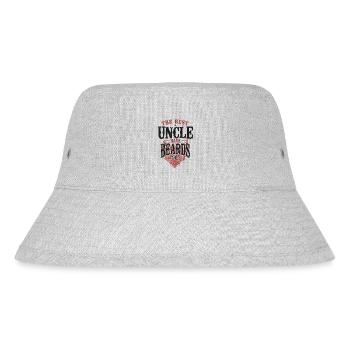 Beard Lover Bearded Man Uncle - Stanley/Stella Recycled Bucket Hat - heather grey - Front