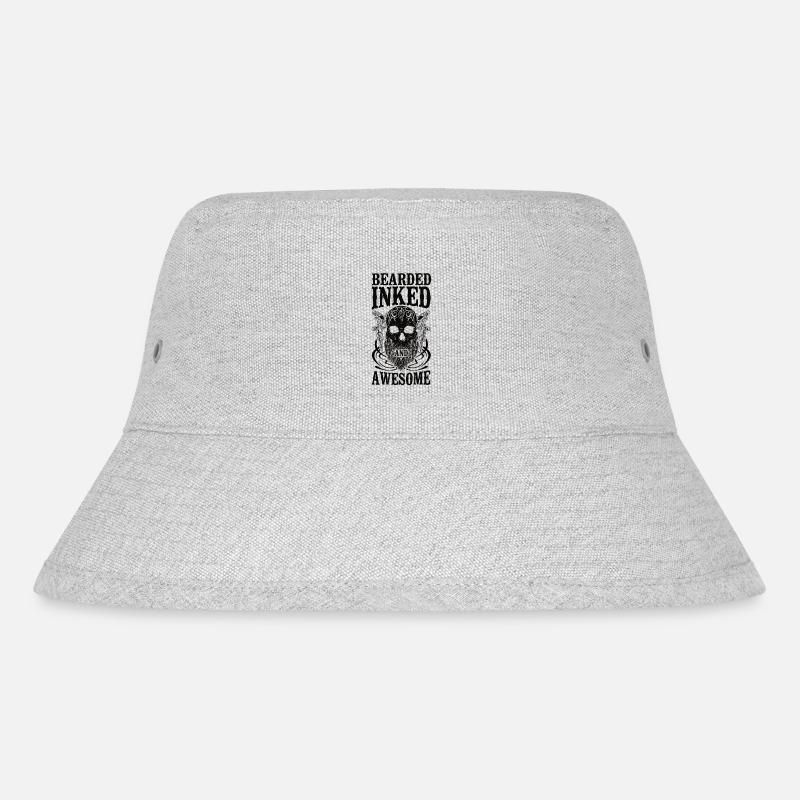 Beard Lover Bearded Man Bearded - Stanley/Stella Recycled Bucket Hat - heather grey