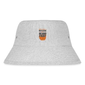 Beard Lover Bearded Man Ginger - Stanley/Stella recycelter Bucket Hat - Grau meliert - Vorne
