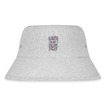 To Fish or not to Fish Angler Sprüche - Stanley/Stella recycelter Bucket Hat - Grau meliert - Vorne
