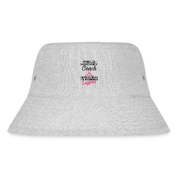 Field Hockey Coach Field Hockey - Stanley/Stella recycelter Bucket Hat - Grau meliert - Vorne