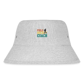 Field Hockey Coach Field Hockey - Stanley/Stella recycelter Bucket Hat - Grau meliert - Vorne