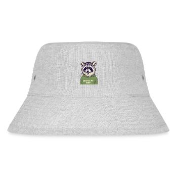 Waschbär Waschbär Baby Raccoon Not Bandit - Stanley/Stella recycelter Bucket Hat - Grau meliert - Vorne