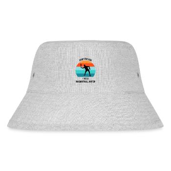 Racqueetball - Stanley/Stella Recycled Bucket Hat - heather grey - Front