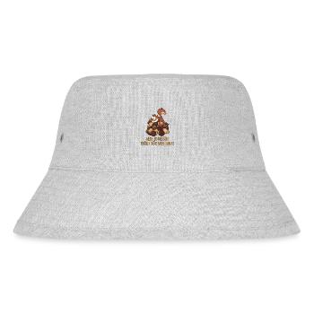 Nein Es Reicht Nicht Für Uns Beide Squirrel - Stanley/Stella recycelter Bucket Hat - Grau meliert - Vorne