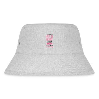 Field Hockey Coach I'm A Field - Stanley/Stella recycelter Bucket Hat - Grau meliert - Vorne