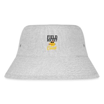 Field Hockey Chicken Field Hockey - Stanley/Stella recycelter Bucket Hat - Grau meliert - Vorne