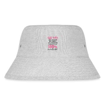 Field Hockey Field Hockey 90% - Stanley/Stella recycelter Bucket Hat - Grau meliert - Vorne