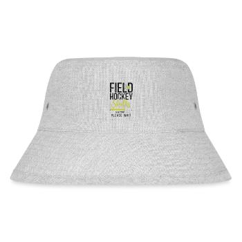Field Hockey Field Hockey Skills - Stanley/Stella recycelter Bucket Hat - Grau meliert - Vorne