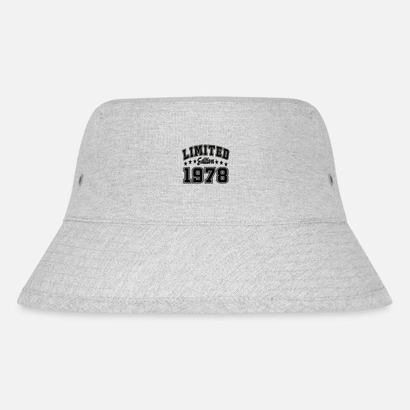 Limited Edition 1978 - Stanley/Stella recycelter Bucket Hat - Grau meliert