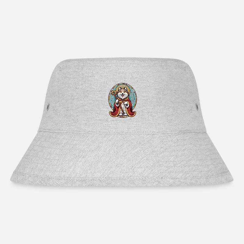 Heilige Pfote - Stanley/Stella recycelter Bucket Hat - Grau meliert