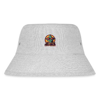 Out of this world: alien toad - Stanley/Stella Recycled Bucket Hat - heather grey - Front