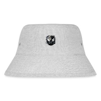 Pretty gothic emo girl - Stanley/Stella Recycled Bucket Hat - heather grey - Front