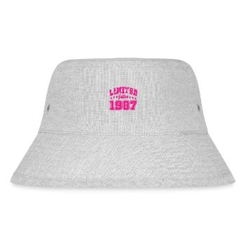 Limited Edition 1987 - Stanley/Stella recycelter Bucket Hat - Grau meliert - Vorne