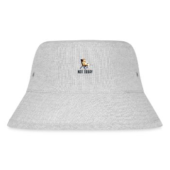Not Today Campsite Tents Glamping Camper - Stanley/Stella Recycled Bucket Hat - heather grey - Front