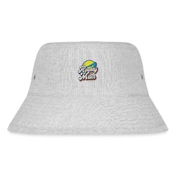 Field Hockey Mom Retro Hockey Mom - Stanley/Stella Recycled Bucket Hat - heather grey - Front