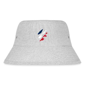 Drapeau de la France / Drapeau de la France - Bob recyclé Stanley/Stella - gris chiné - Devant