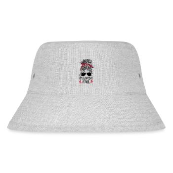 Field Hockey Sunglasses Girl It's - Stanley/Stella recycelter Bucket Hat - Grau meliert - Vorne