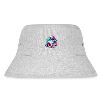 Merry Christmas Weihnachten Weihnachtsmann - Stanley/Stella recycelter Bucket Hat - Grau meliert - Vorne