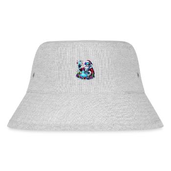 Merry Christmas Christmas Santa Claus - Stanley/Stella Recycled Bucket Hat - heather grey - Front