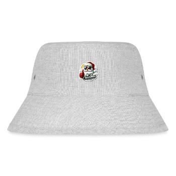 Merry Christmas Christmas Santa Claus - Stanley/Stella Recycled Bucket Hat - heather grey - Front