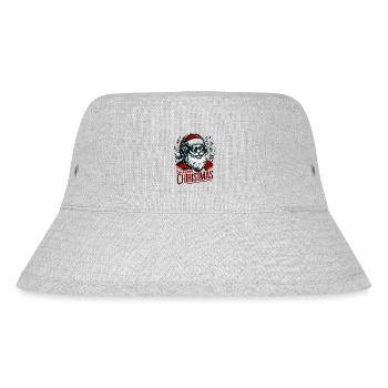 Merry Christmas Christmas Santa Claus - Stanley/Stella Recycled Bucket Hat - heather grey - Front