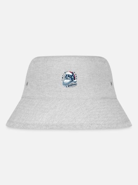 Merry Christmas Weihnachten Weihnachtsmann - Stanley/Stella recycelter Bucket Hat - Grau meliert