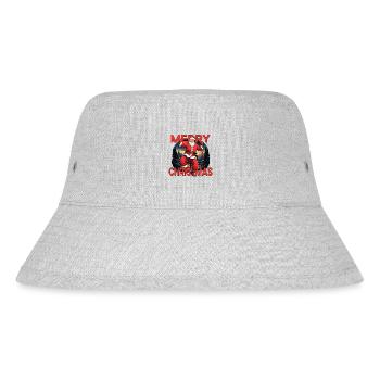 Merry Christmas Christmas Santa Claus - Stanley/Stella Recycled Bucket Hat - heather grey - Front