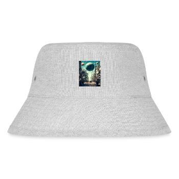 Astronomie - Stanley/Stella recycelter Bucket Hat - Grau meliert - Vorne
