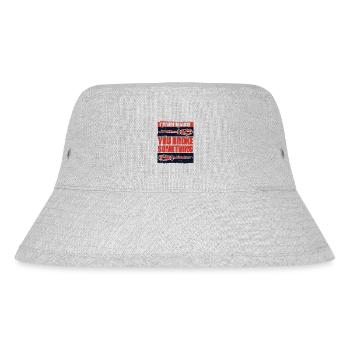 I'm Here Because You Broke Something Elektroniker - Stanley/Stella Recycled Bucket Hat - heather grey - Front