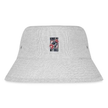 Hands Off My Tools Autoschrauber Meister Kfz - Stanley/Stella recycelter Bucket Hat - Grau meliert - Vorne