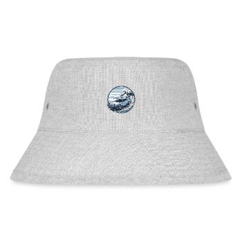 Japanese style car, JDM - Stanley/Stella Recycled Bucket Hat - heather grey - Front