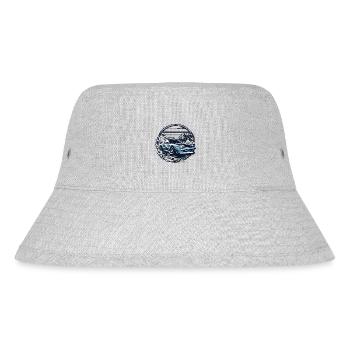 Japanese style car, JDM - Stanley/Stella Recycled Bucket Hat - heather grey - Front