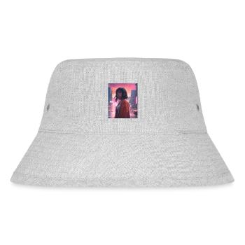 Japan Rain - Stanley/Stella Recycled Bucket Hat - heather grey - Front