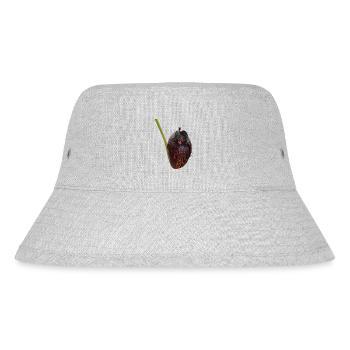 Nepenthes aristolochioides 02 - Stanley/Stella recycelter Bucket Hat - Grau meliert - Vorne