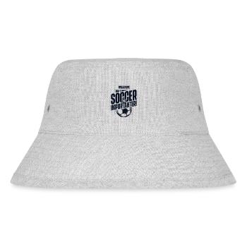 Education Is Important But Soccer Is Importanter - Stanley/Stella Recycled Bucket Hat - heather grey - Front