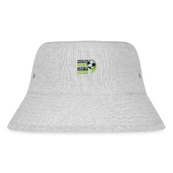Live It Love It Play It Goal Keeper Futbol - Stanley/Stella recycelter Bucket Hat - Grau meliert - Vorne