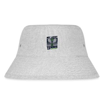 My Lucky Tennis Apparel Tennisspieler - Stanley/Stella recycelter Bucket Hat - Grau meliert - Vorne