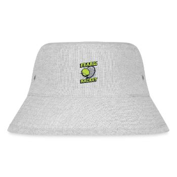 Fear My Racket Tennisspieler Tennisschläger Tennis - Stanley/Stella recycelter Bucket Hat - Grau meliert - Vorne